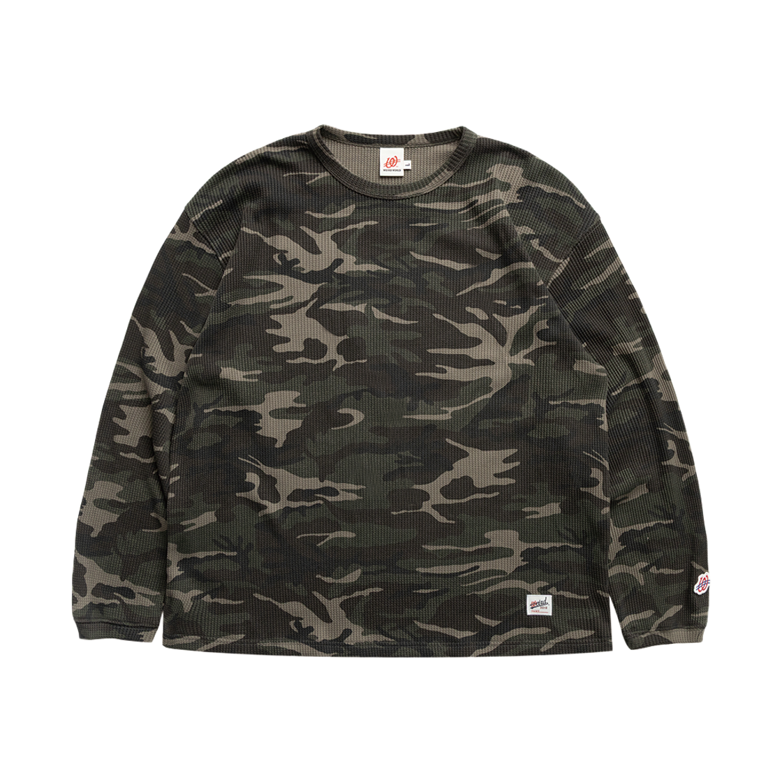 위얼드월드 18 카모플라쥬 와플 롱슬리브(Weird World 18 Camouflage Waffle Long Sleeve) - 2