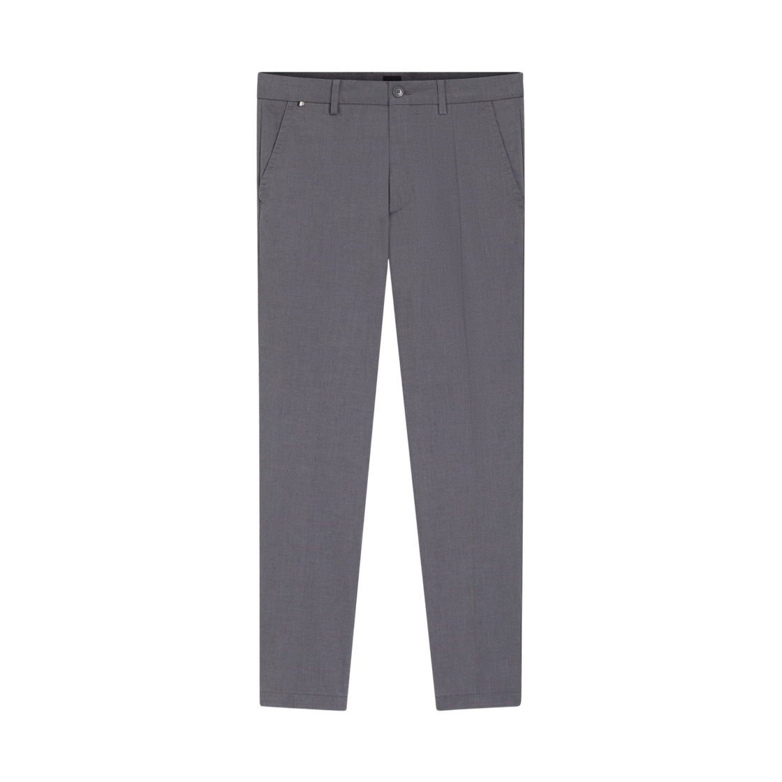 휴고 보스 스트레치 코튼 도비 슬림핏 트라우저 다크 블루(Hugo Boss Slim-Fit Trousers in Stretch Cotton Dobby Dark Blue) - 1