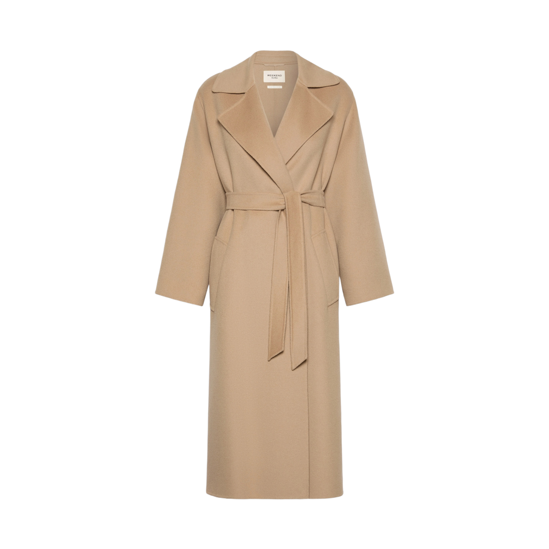 (W) 위켄드 막스마라 오페로조 더블 울 블렌드 코트 카멜((W) Weekend Max Mara Operoso Double Wool Blend Coat Camel)