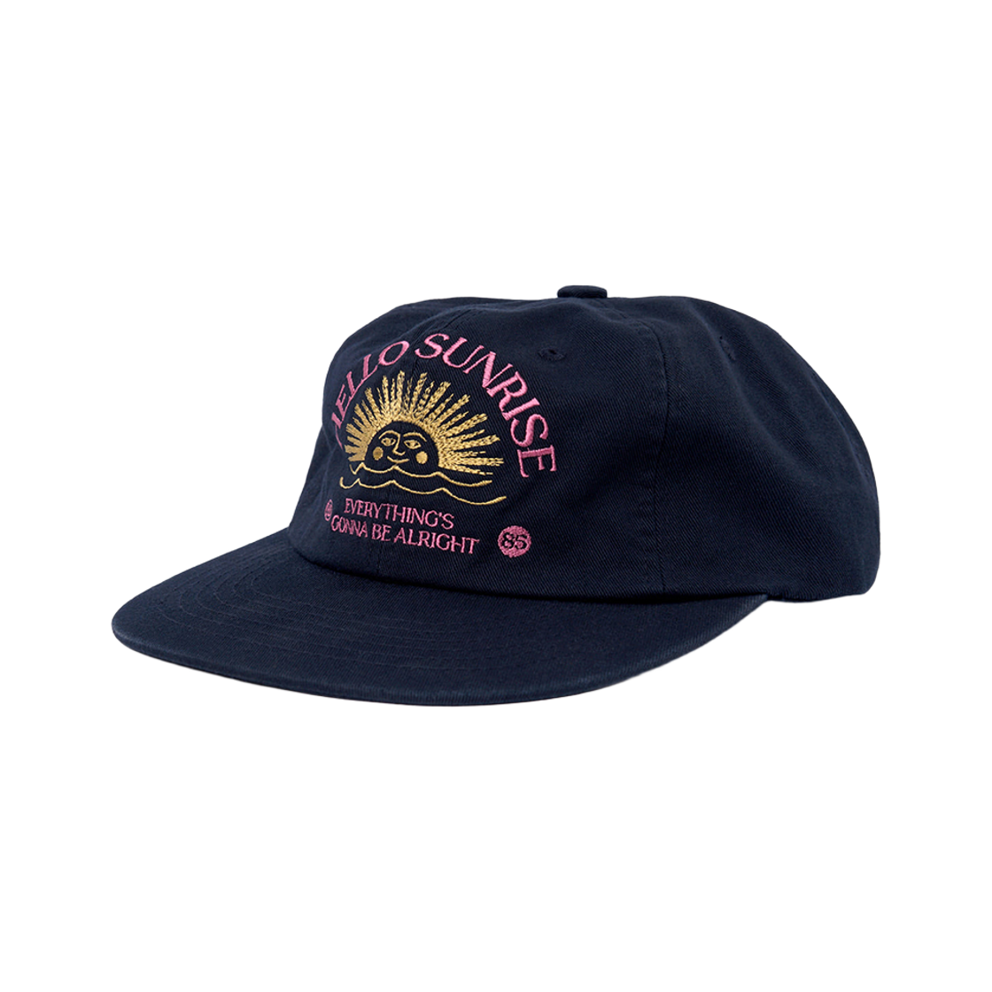 헬로선라이즈 워시드 투톤 아치 로고 6패널 캡 네이비(Hello Sunrise Washed Two Tone Arch Logo 6panel Cap NAVY) - 2