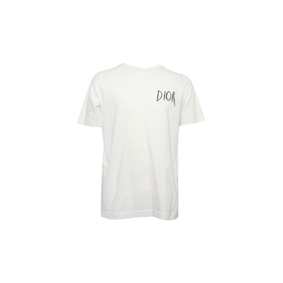 ITNQDLTW9ED7 Dior x Raymond Pettibon White Logo Embroidered T-Shirt