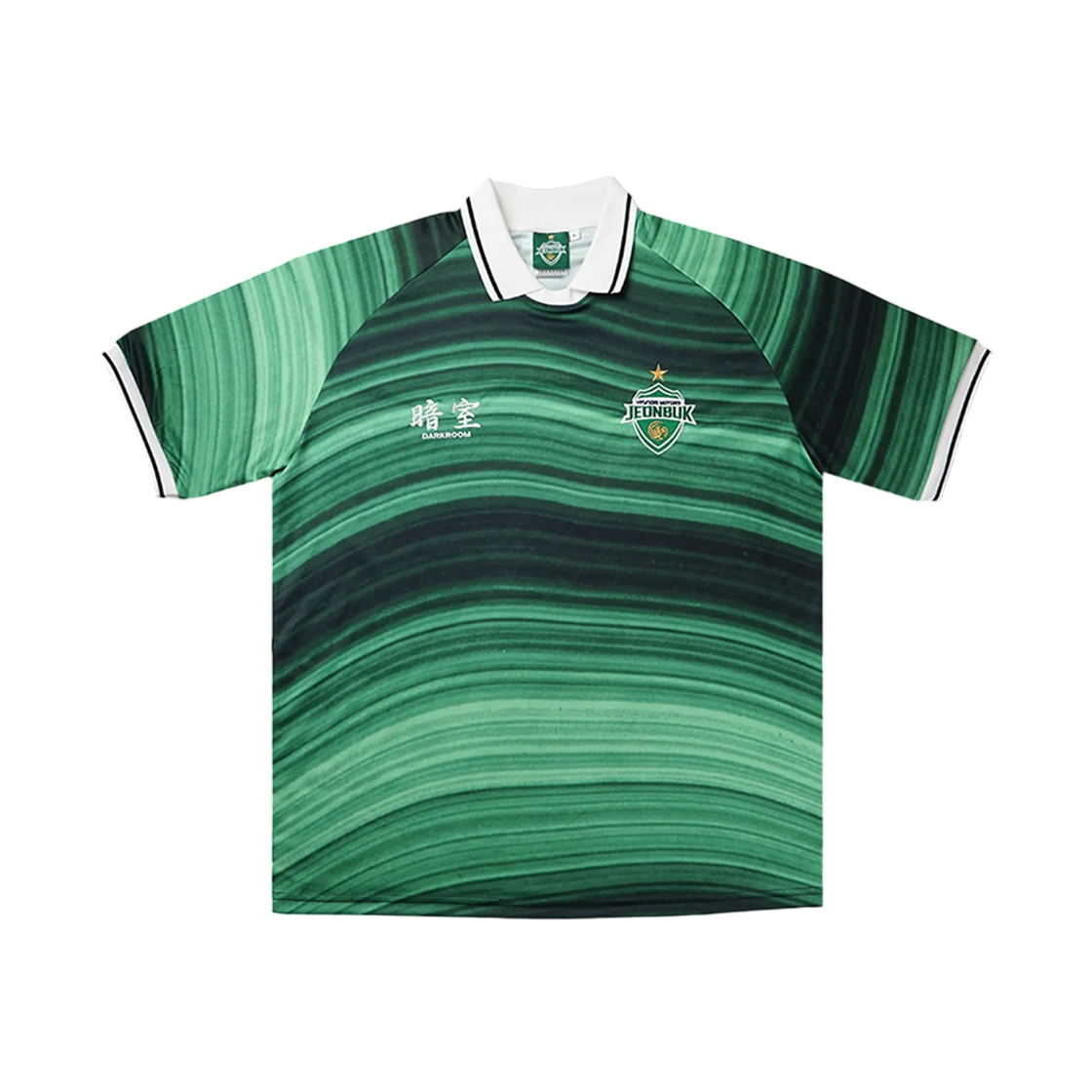 BS26JSGR05 Darkr8m Studio x Jeonbuk Hyundai Motors Football Jersey Green