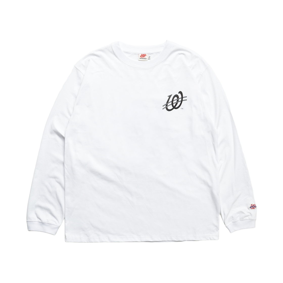 위얼드월드 카모플라쥬 써클로고 롱슬리브 화이트(Weird World Camouflage Circle Logo Long Sleeve Black) - 2