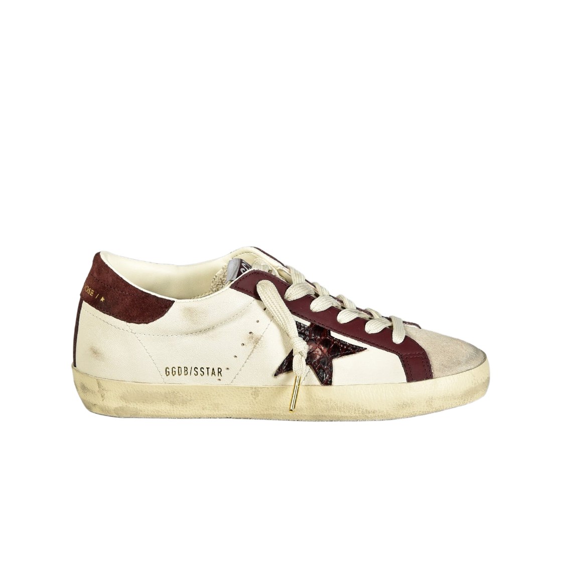 GWF01002-F008761-15993 (W) Golden Goose Superstar Glitter Star Sneakers Butter Beige