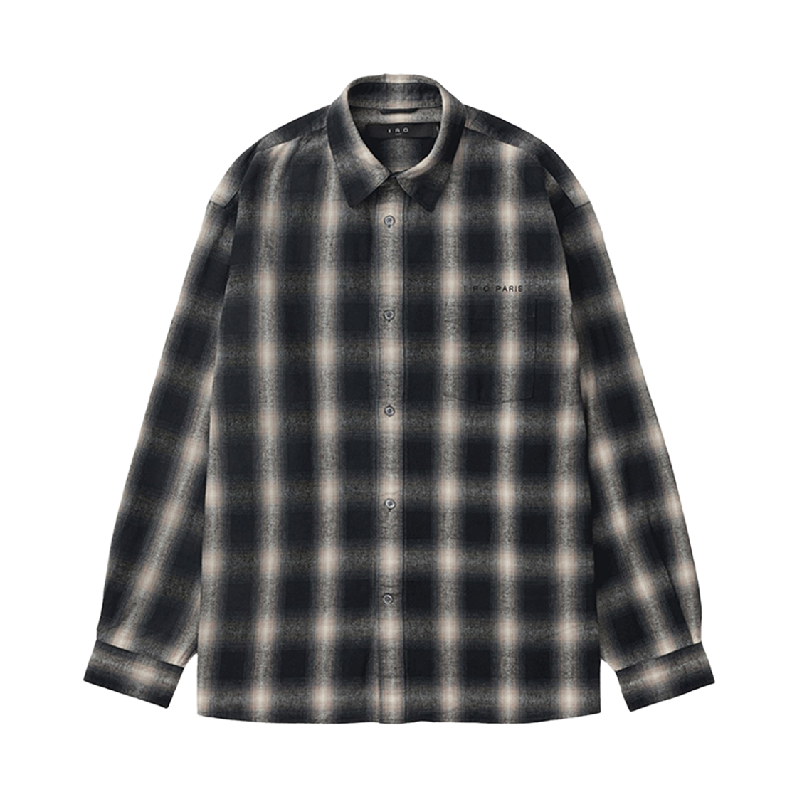 이로 리에르 체크 셔츠 블랙(Iro Lierre Check Shirt Black)