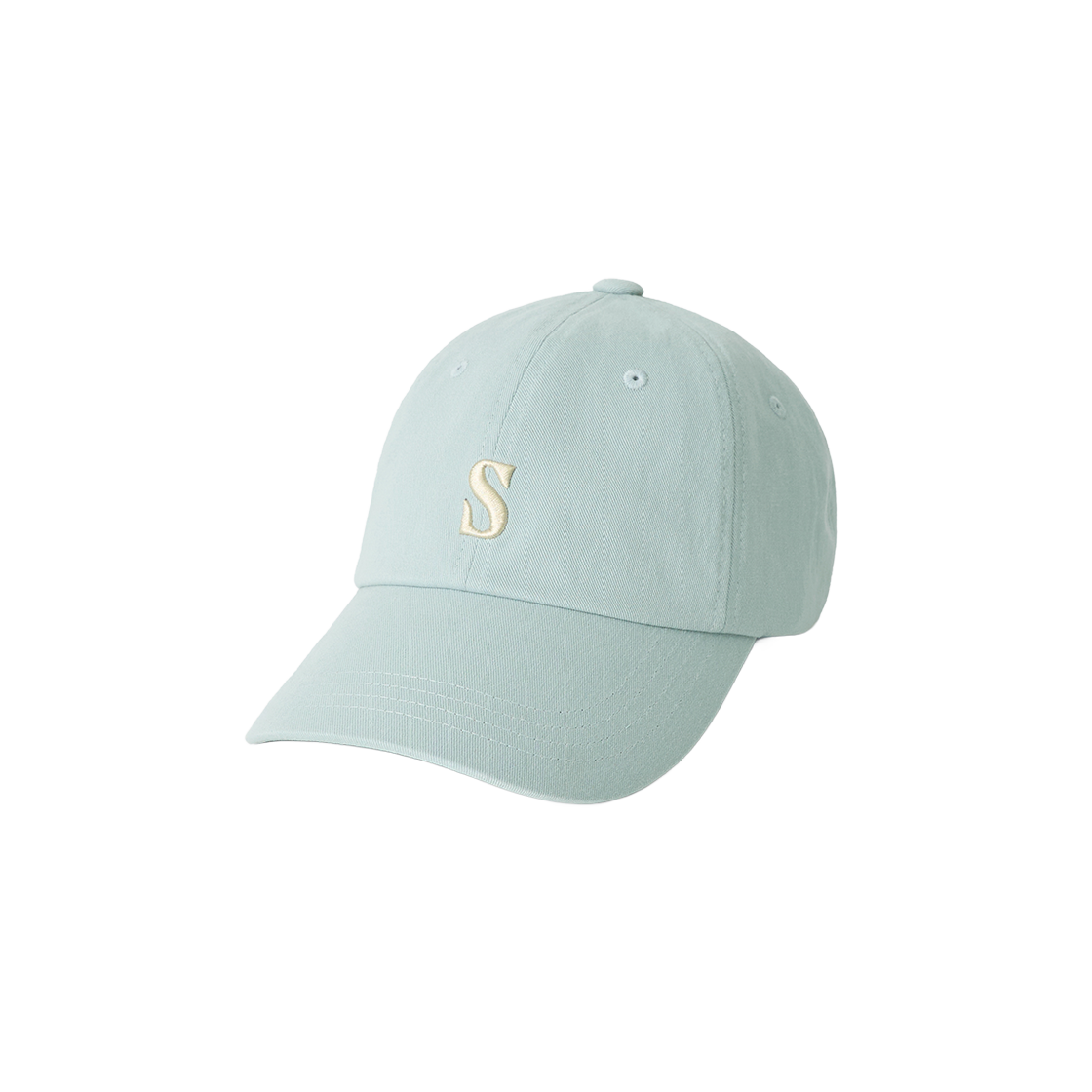 SA263UAP03SBL0 SATUR Small S Logo Ball Cap Sky Blue