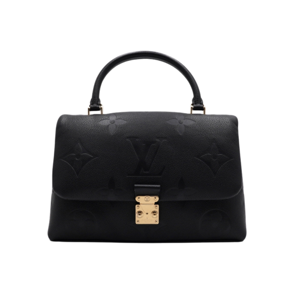 IT8847NB755V Louis Vuitton M45976 Black Empreinte Madeleine MM Tote Bag