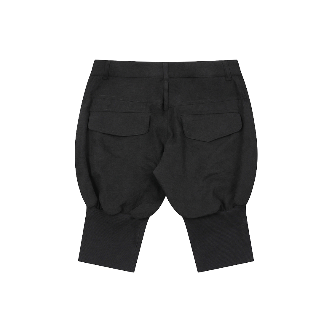 구미코 샌드 워시드 카프리 반바지 블랙(9umiko Sand Washed Capri Short Pants Black) - 2