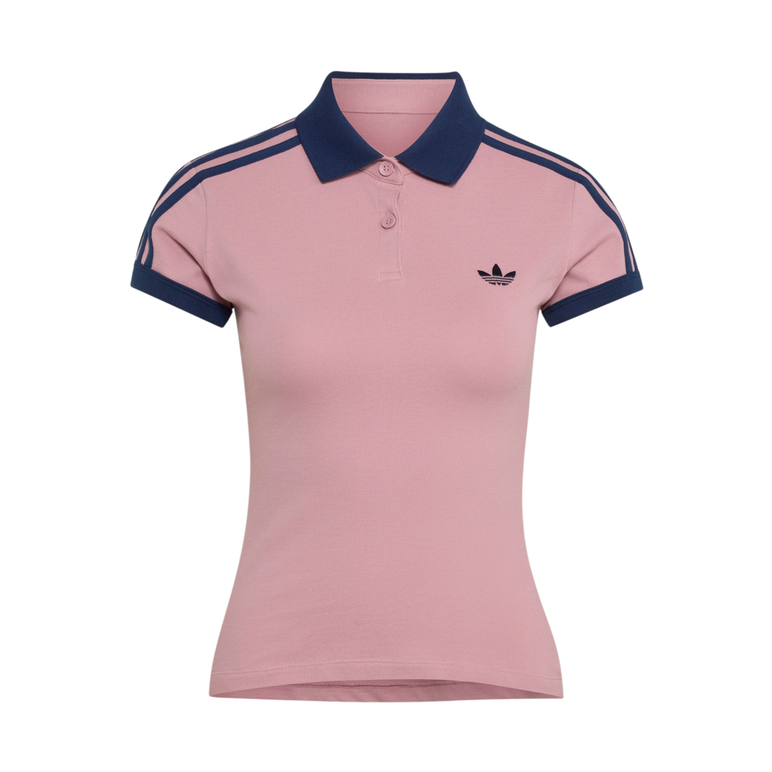 KS4761 (W) Adidas 3-Stripes Polo Magic Mauve Night Indigo - KR Sizing