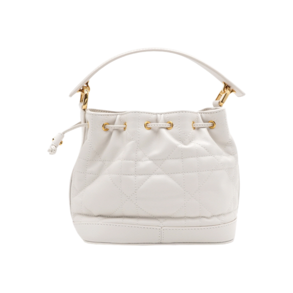 IT83AO5RFM7P Dior M2780UNK White Small Jolly Bucket Bag