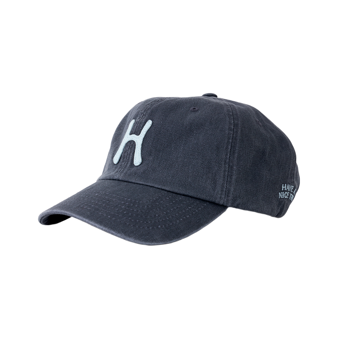 헬로선라이즈 H 로고 코튼 볼 캡 네이비(Hello Sunrise H Logo Cotton Ball Cap Navy) - 2