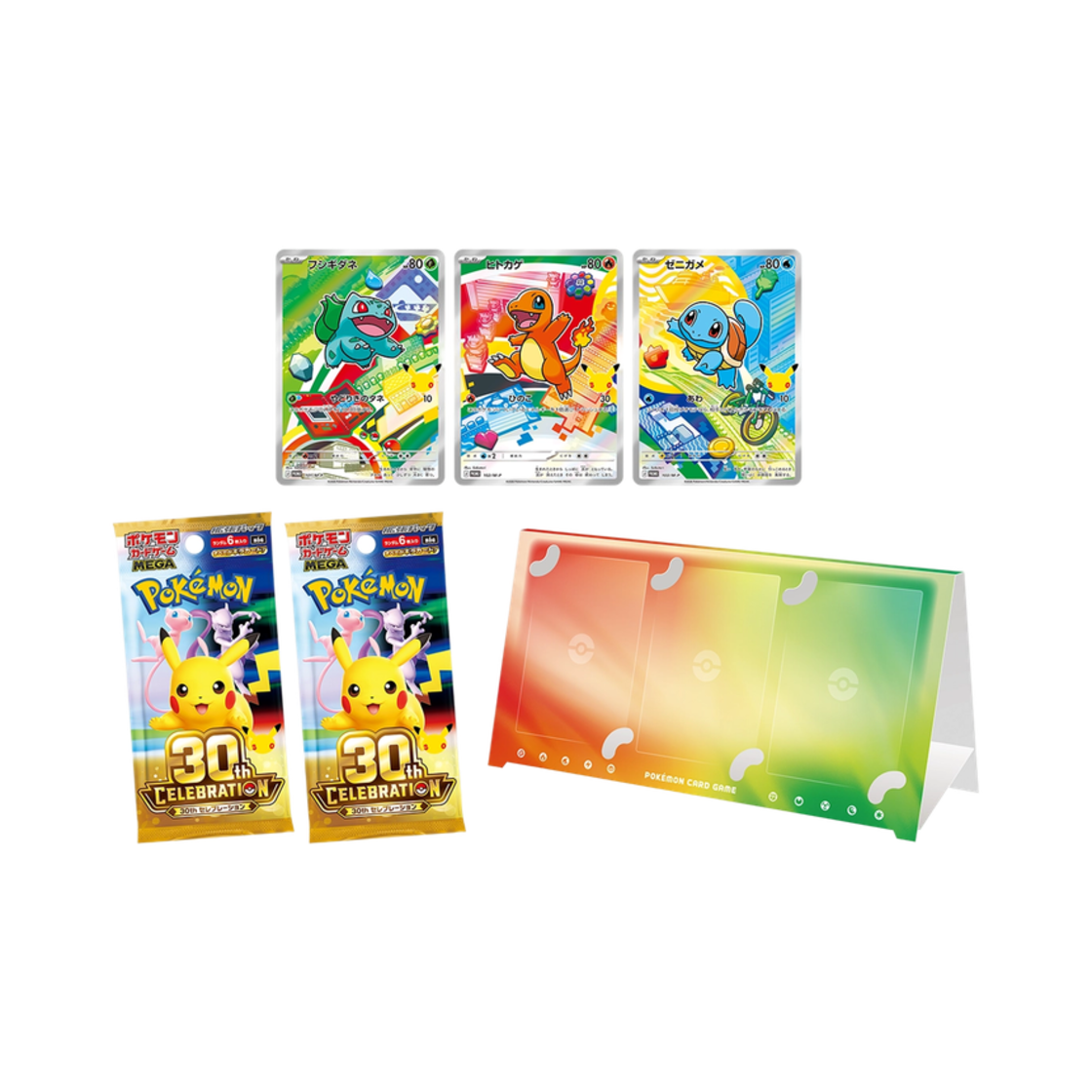 포켓몬 TCG 30주년 기념 카드 세트 이상해씨 파이리 꼬부기 (일어판)(Pokemon TCG 30th Celebration Card Set Bulbasaur Charmander Squirtle (Japanese Ver.)) - 2