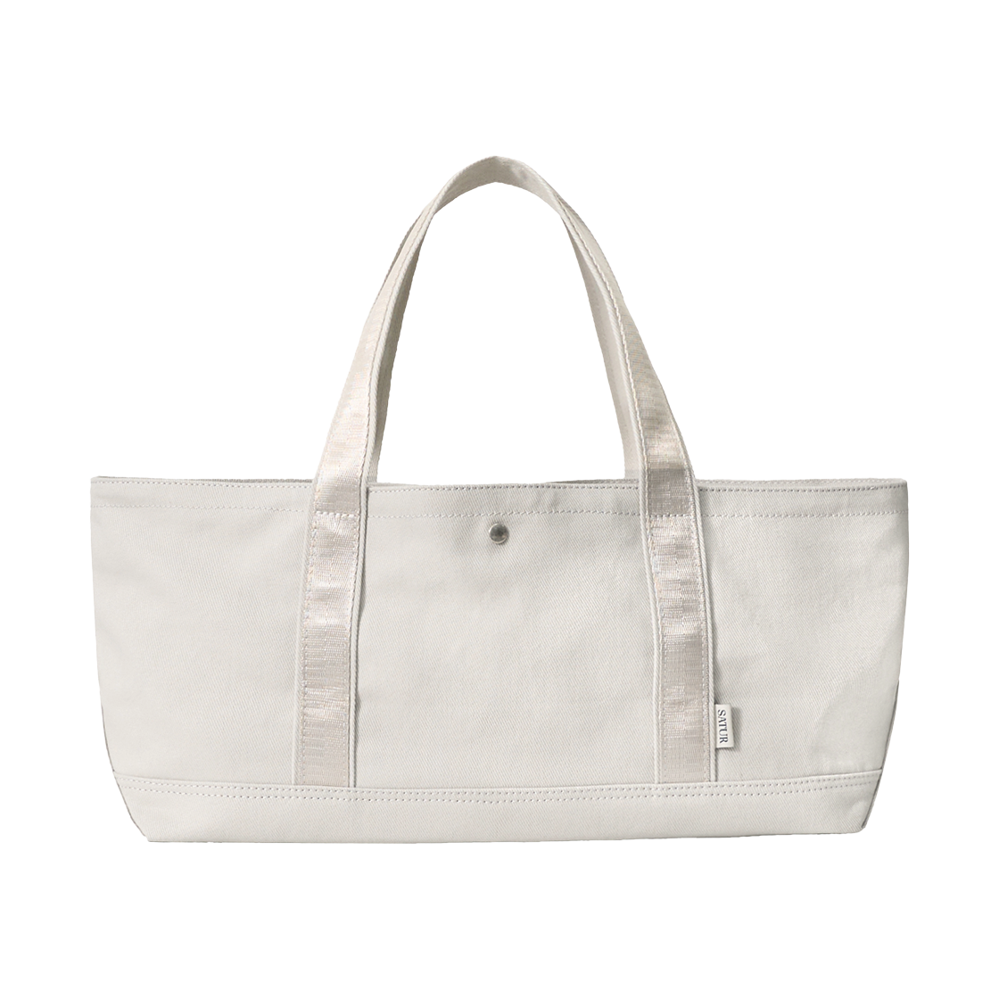 세터 로렌 클래식 로고 토트 백 라이트 그레이(SATUR Loren Classic Logo Tote Bag Light Gray) - 2