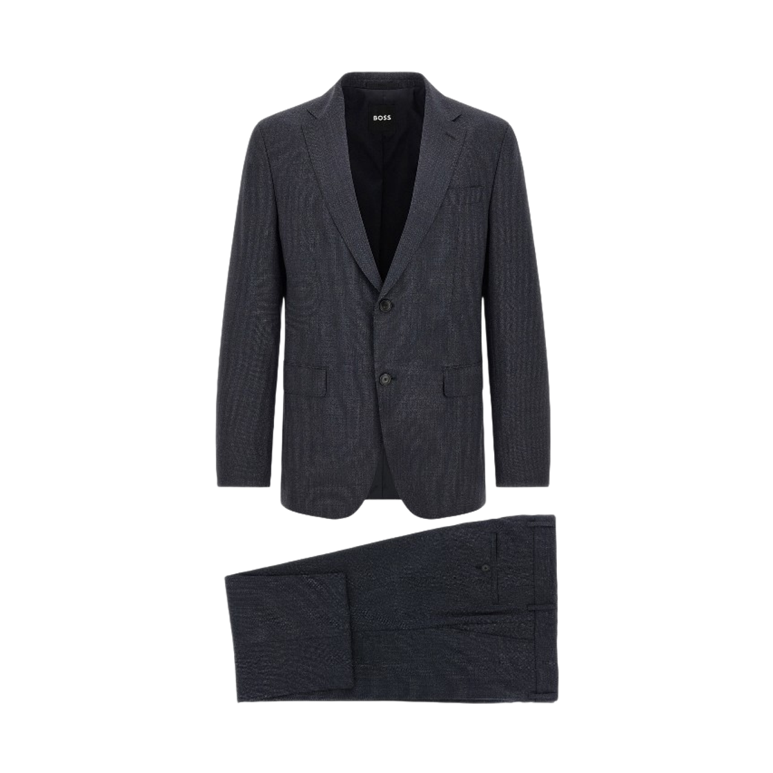 휴고 보스 퍼포먼스 스트레치 패브릭 투피스 슬림 핏 수트 다크 블루(Hugo Boss Two Piece Slim Fit Suit in Performance Stretch Fabric Dark Blue) - 1