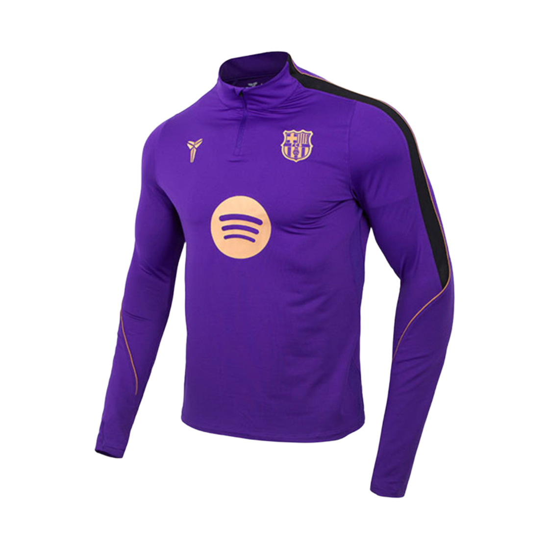 IQ1309-505 Nike FC Barcelona Strike Away Kobe Dri-Fit Football Knit Drill Top Field Purple Black (IQ1309-505) (Non Marking Ver.)