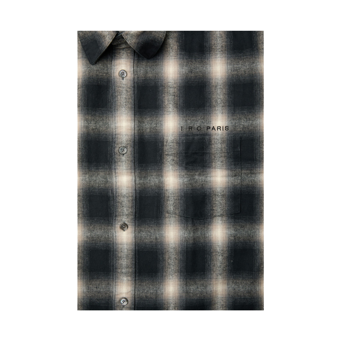 이로 리에르 체크 셔츠 블랙(Iro Lierre Check Shirt Black) - 5