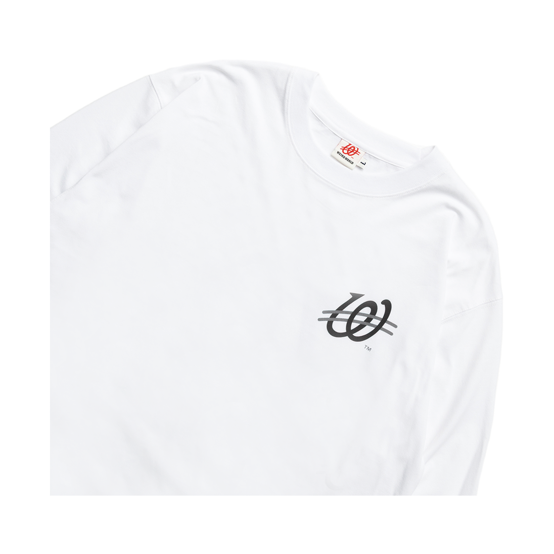 위얼드월드 카모플라쥬 써클로고 롱슬리브 화이트(Weird World Camouflage Circle Logo Long Sleeve Black) - 4