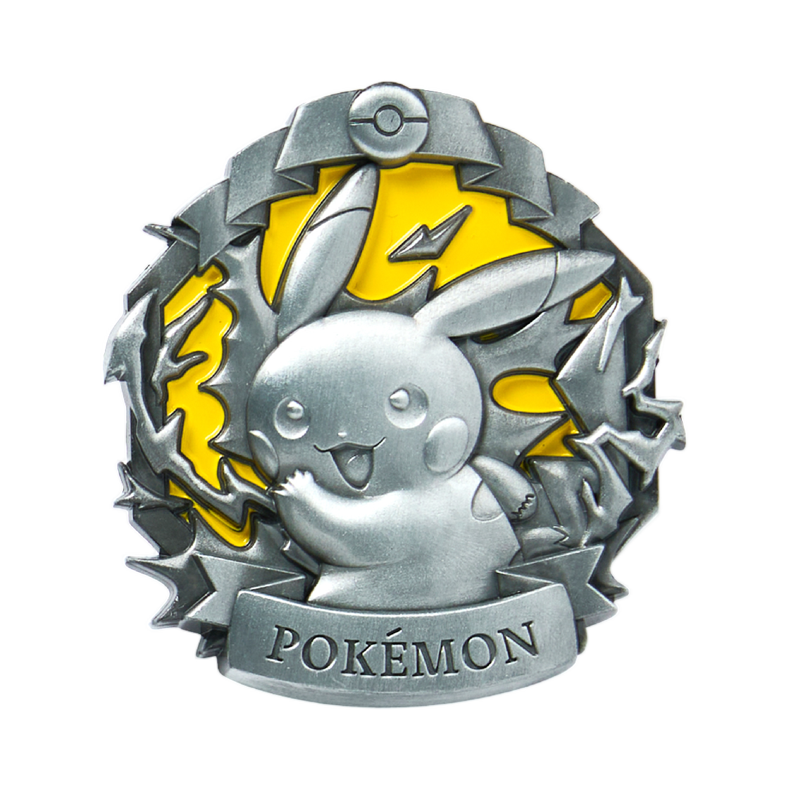 - Pokemon Store Eternal Antique Metal Pin Badge Pikachu