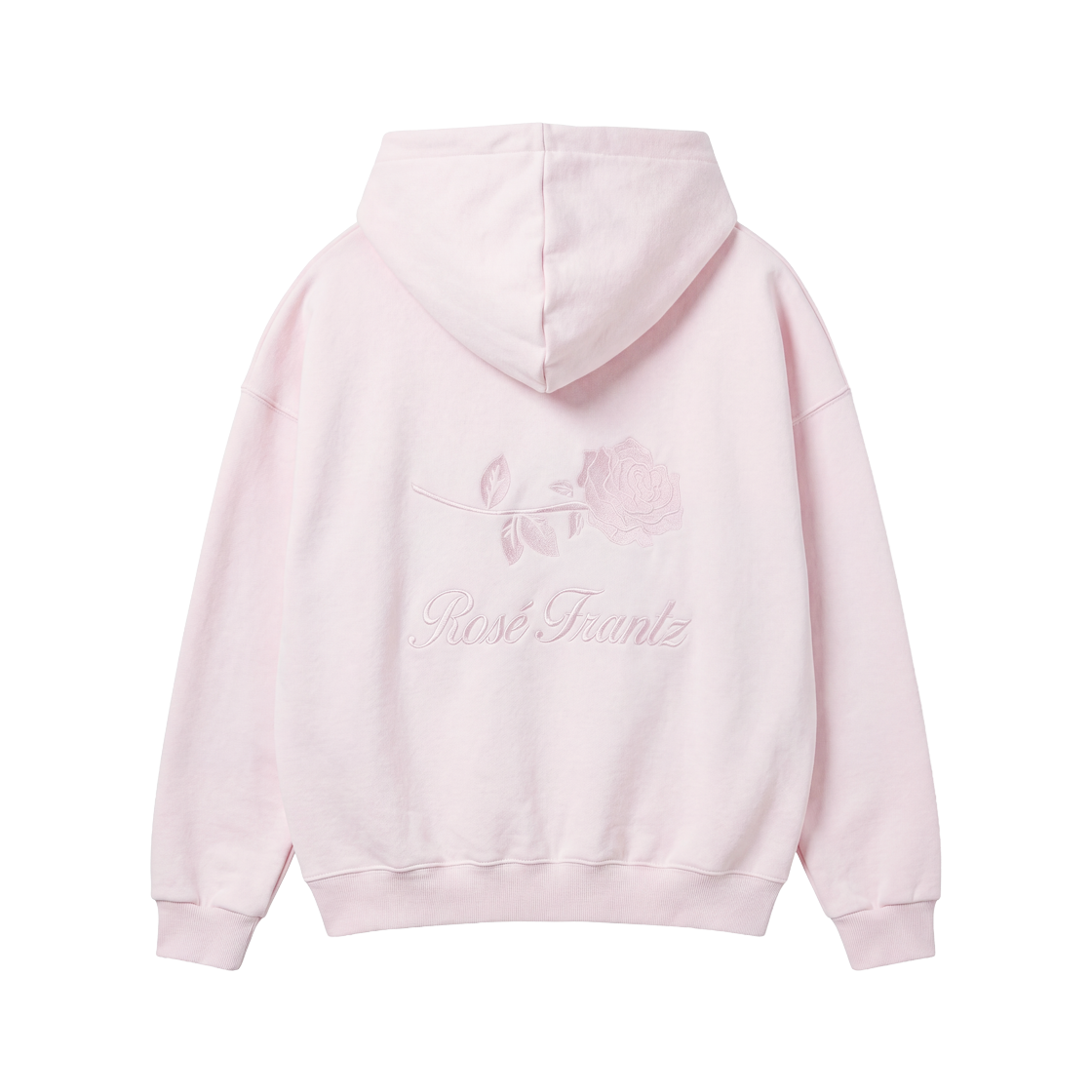 로제프란츠 백 로즈 자수 후디 [핑크](Rosefrantz Back Rose Embroidery Hoodie [Pink])