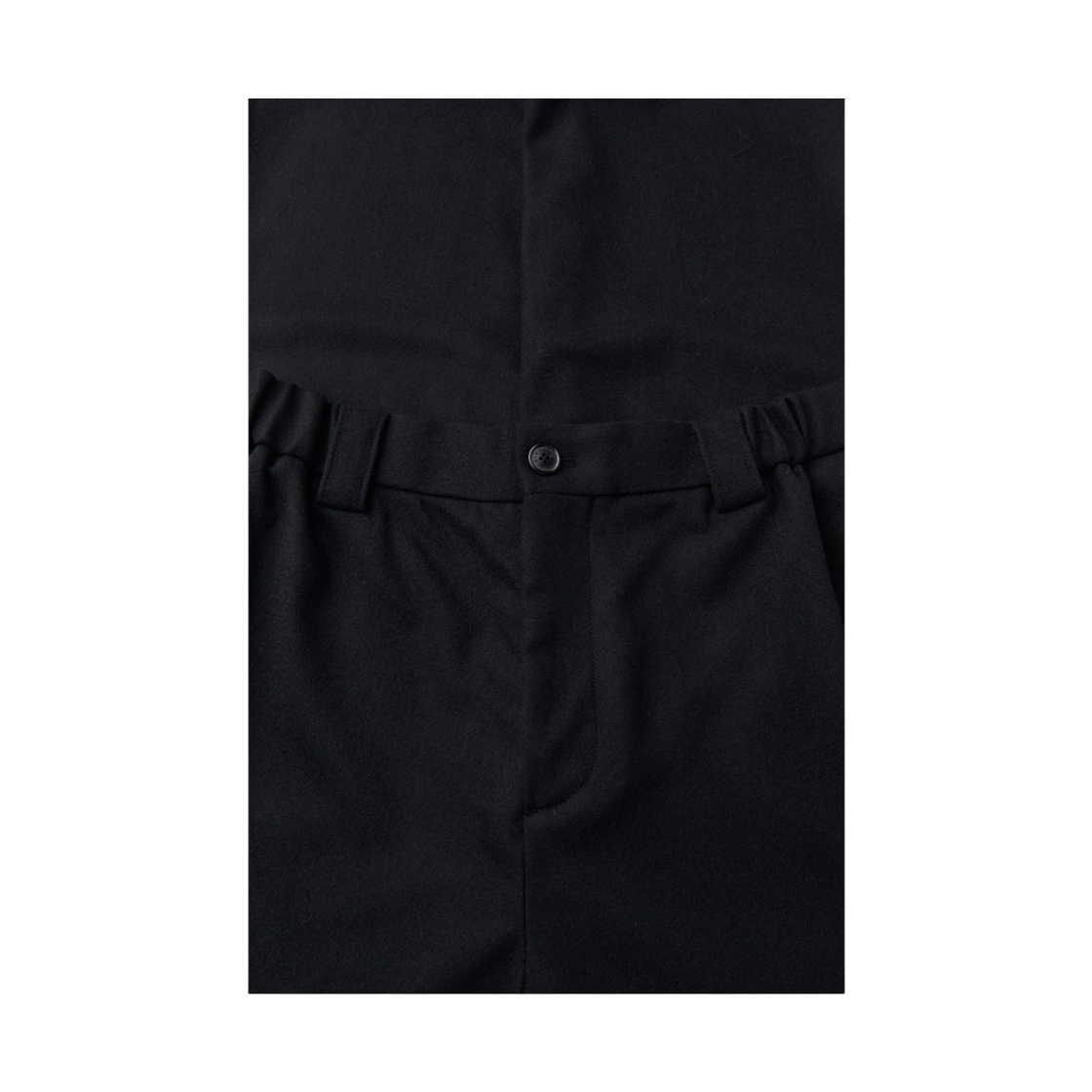 이로 무 밴딩 루즈 슬랙스 블랙(Iro Mou Banding Loose Slacks Black) - 4