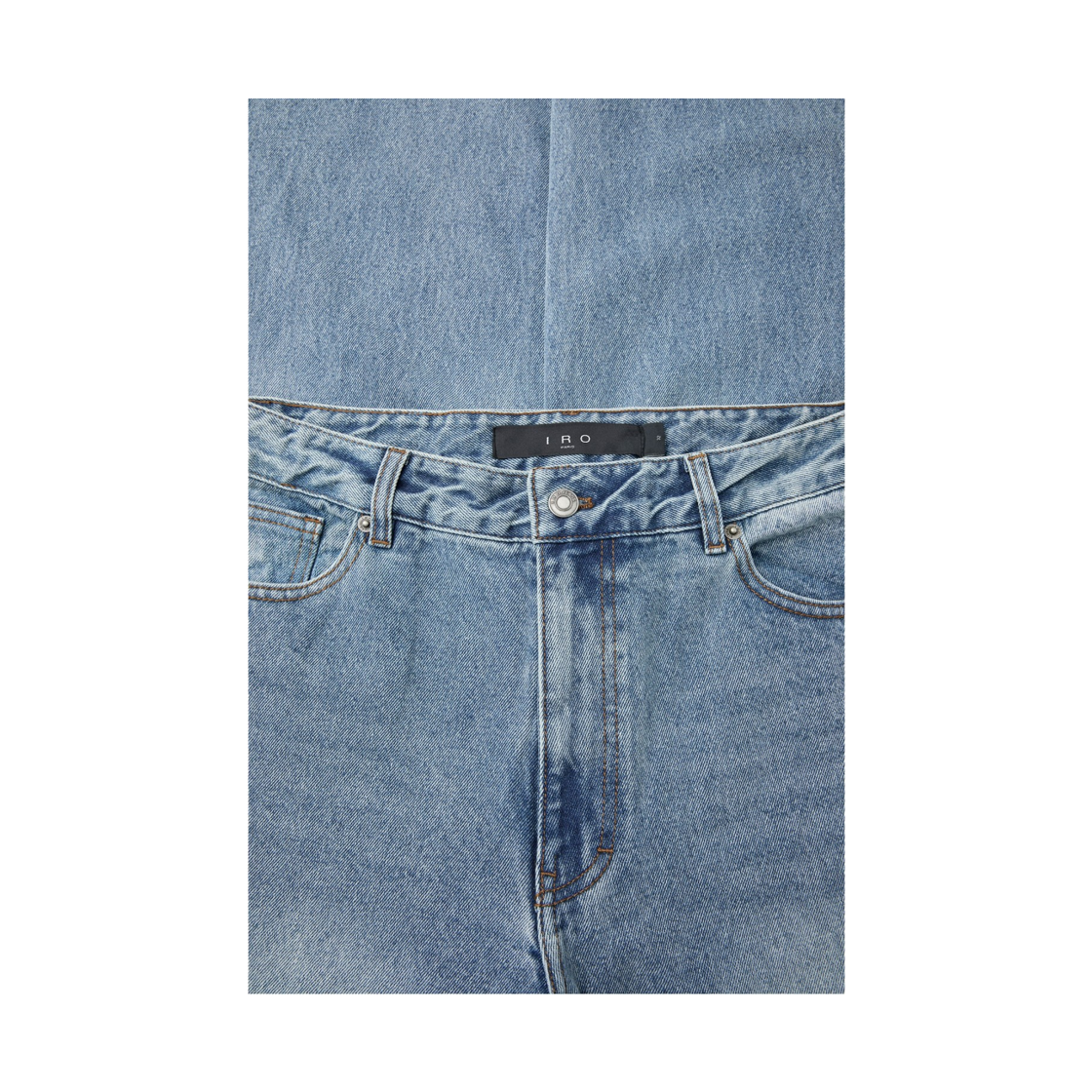 이로 라르주 와이드핏 데님팬츠 블루(Iro Larges Wide Fit Denim Pants Blue) - 4