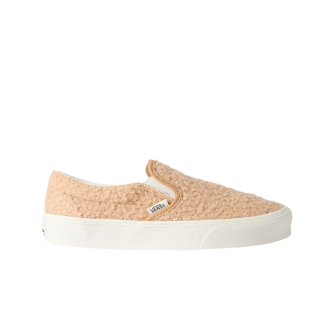 VN000EACTAN Vans Classic Slip-On Pile Fleece Beige