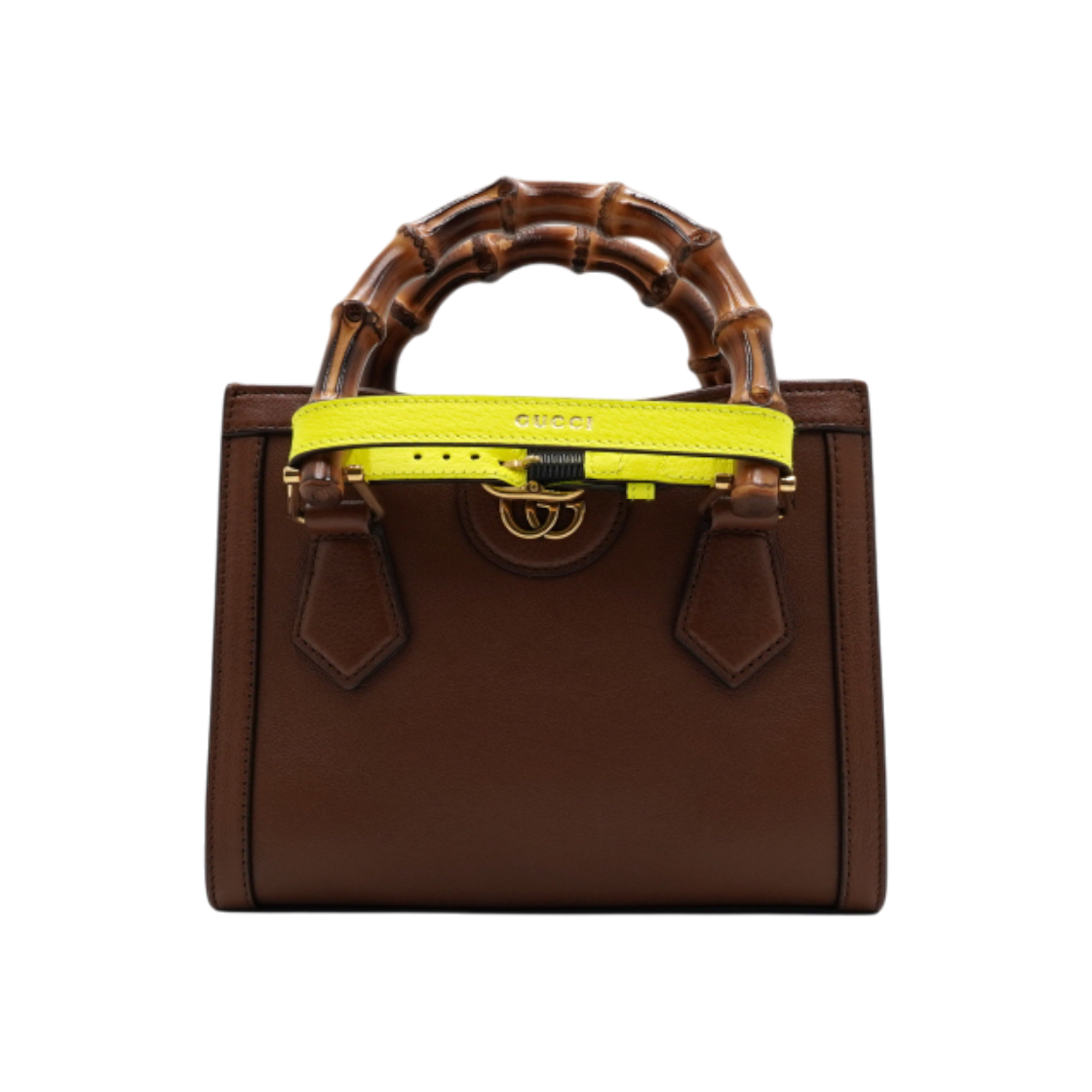 ITU8F4P55GW4 Gucci 655661 Diana Bamboo Mini Tote Bag