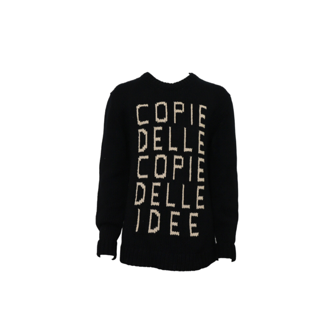 ITJBO5JIBHWL Gucci 523003 Black Copie Delle Men Knit Sweater