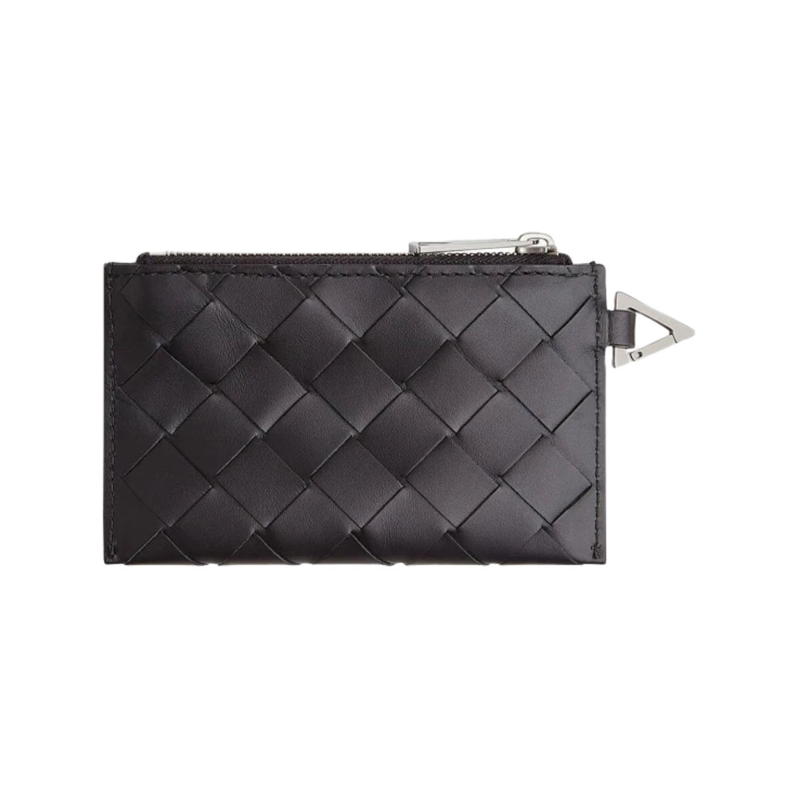 보테가 베네타 레더 키 파우치 블랙(Bottega Veneta Leather Key Pouch Black) - 2