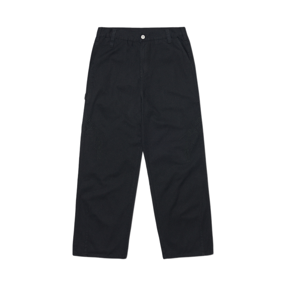 NMWF52PT17BLK NOMANUAL Side Graphic Pants Black