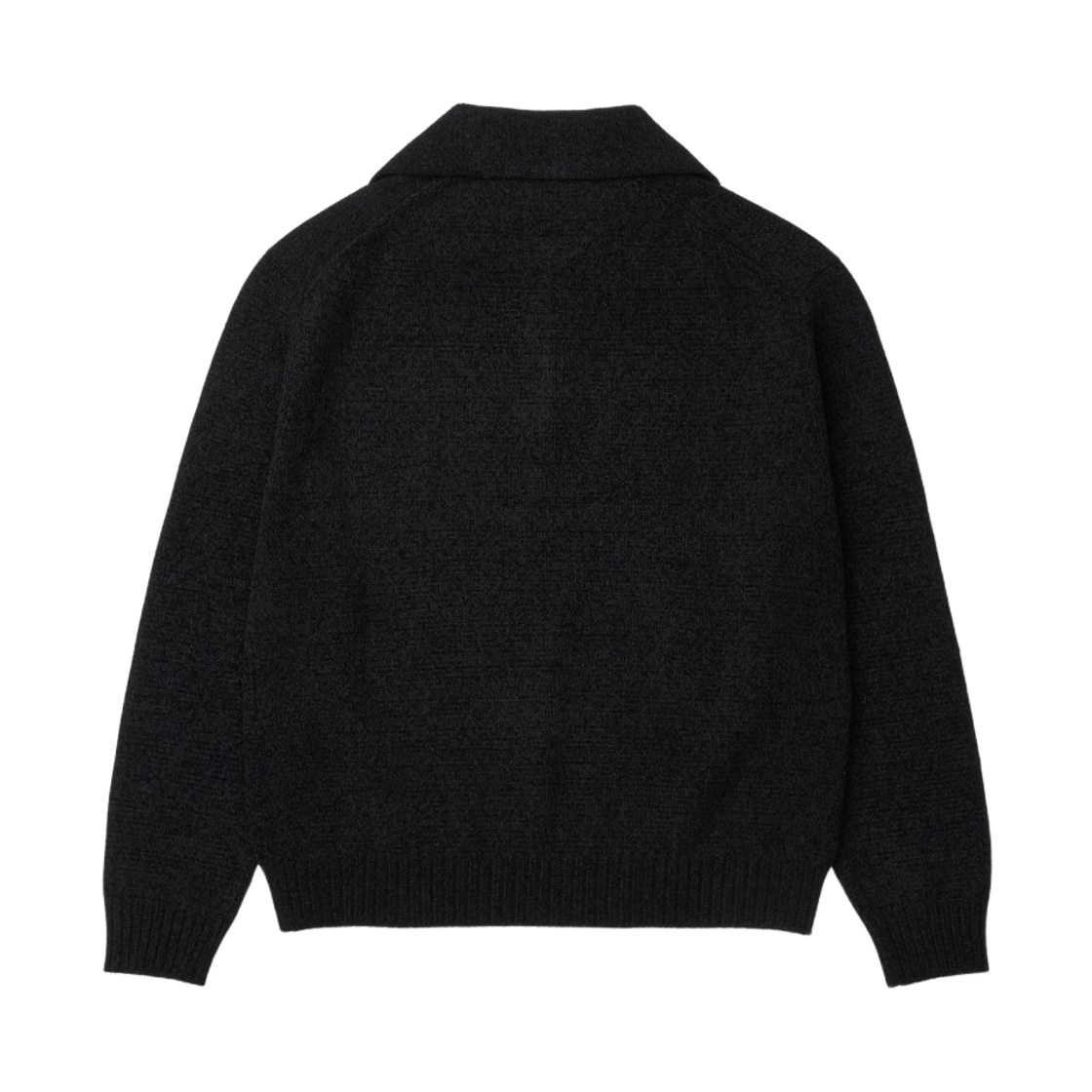 이로 실로 셔닐 하프집업 스웨터 블랙(Iro Silo Chenille Half-Zip Sweater Black) - 3