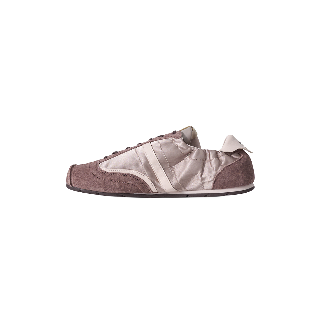 SA263WAS01LVE0 [예약배송] SATUR Oblique Satin Sneakers Lavender