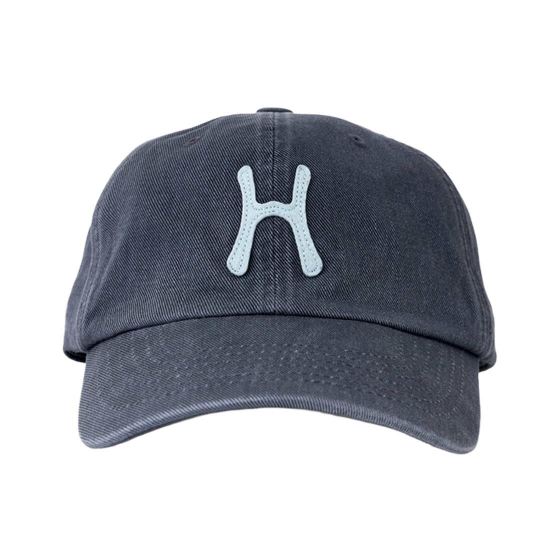 헬로선라이즈 H 로고 코튼 볼 캡 네이비(Hello Sunrise H Logo Cotton Ball Cap Navy)