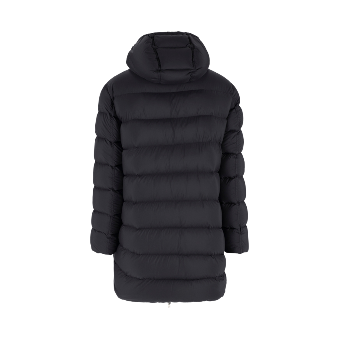 에르노 호라이즌탈 퀼티드 어태치드 후드 다운 자켓 블랙(Herno Horizontal Quilted Attached Hooded Down Jacket Black) - 2