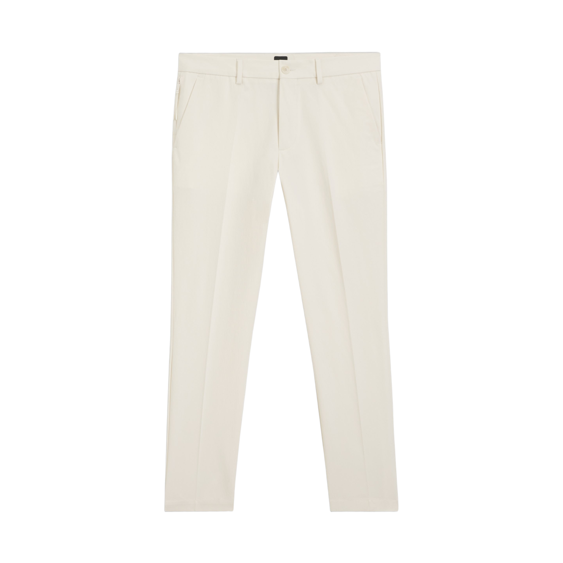 휴고 보스 포웨이 스트레치 패브릭 슬림핏 트라우저 내츄럴(Hugo Boss Slim-Fit Trousers in Four-Way Stretch Fabric Natural)
