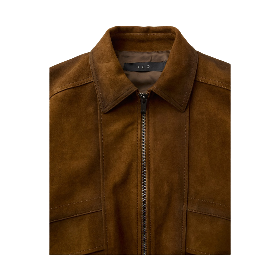 이로 두스 스웨이드 가죽 점퍼 다크 베이지(Iro Douce Suede Leather Jumper Dark Beige) - 4