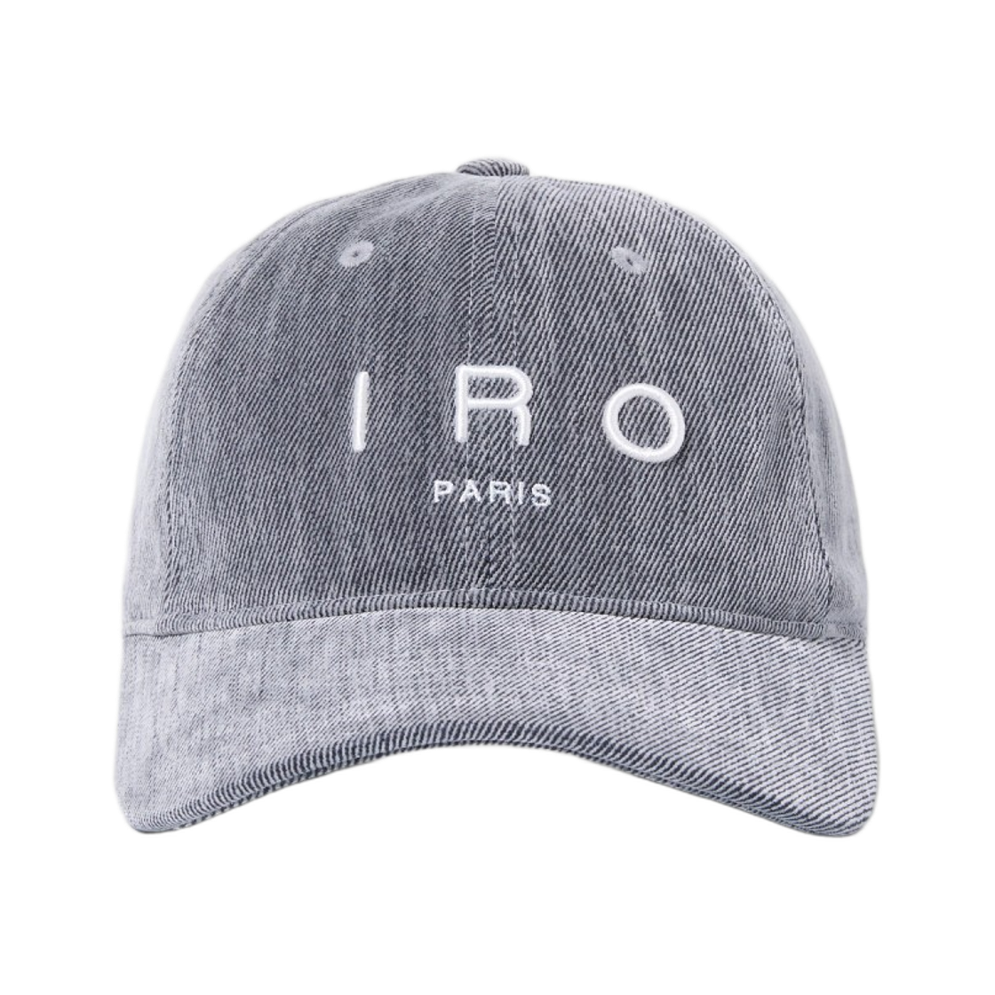 이로 블뢰 벨벳 데님 볼캡 그레이(Iro Bleu Velvet Denim Ball Cap Gray) - 3