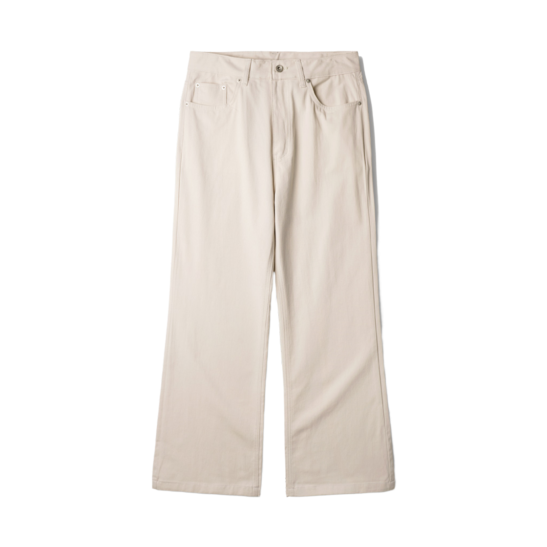 제멋 로스트 플레어 코튼팬츠 크림 JULP2653(JEMUT Rost Flare Cotton Pant Cream JULP2653)