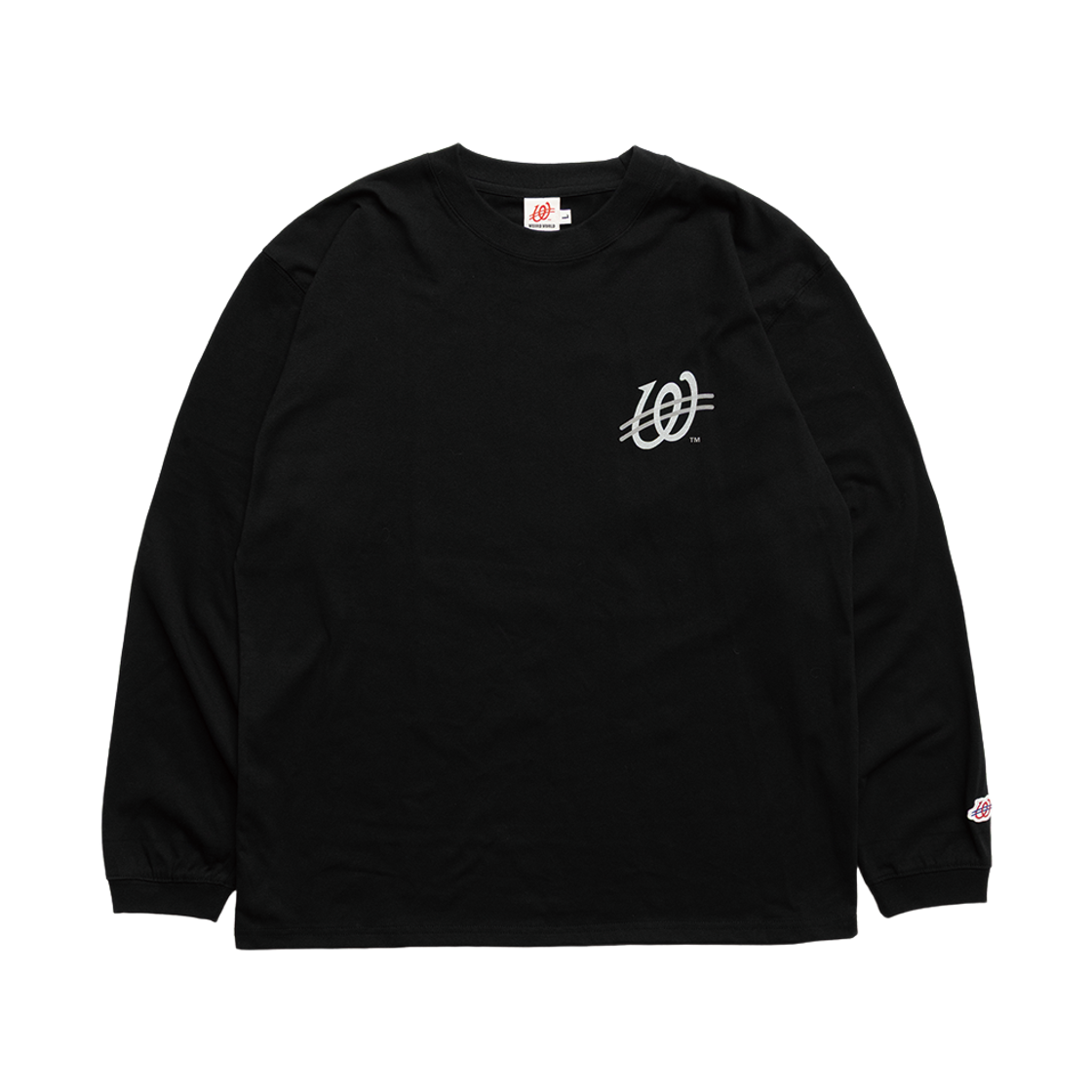 위얼드월드 카모플라쥬 써클로고 롱슬리브 블랙(Weird World Camouflage Circle Logo Long Sleeve Black) - 2
