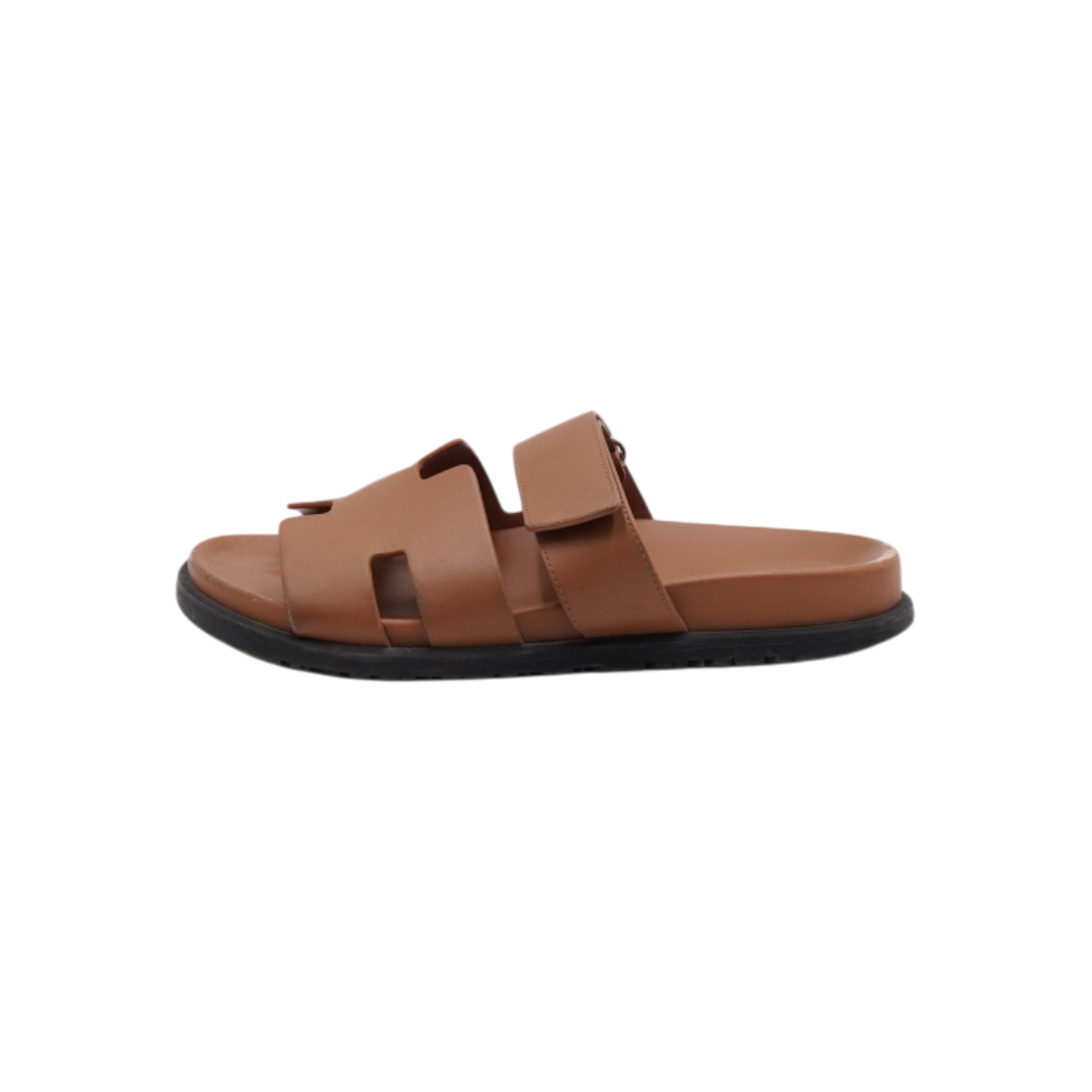 IT384LSPHTH4 Hermes H211865Z Brown Calfskin Chypre Sandals