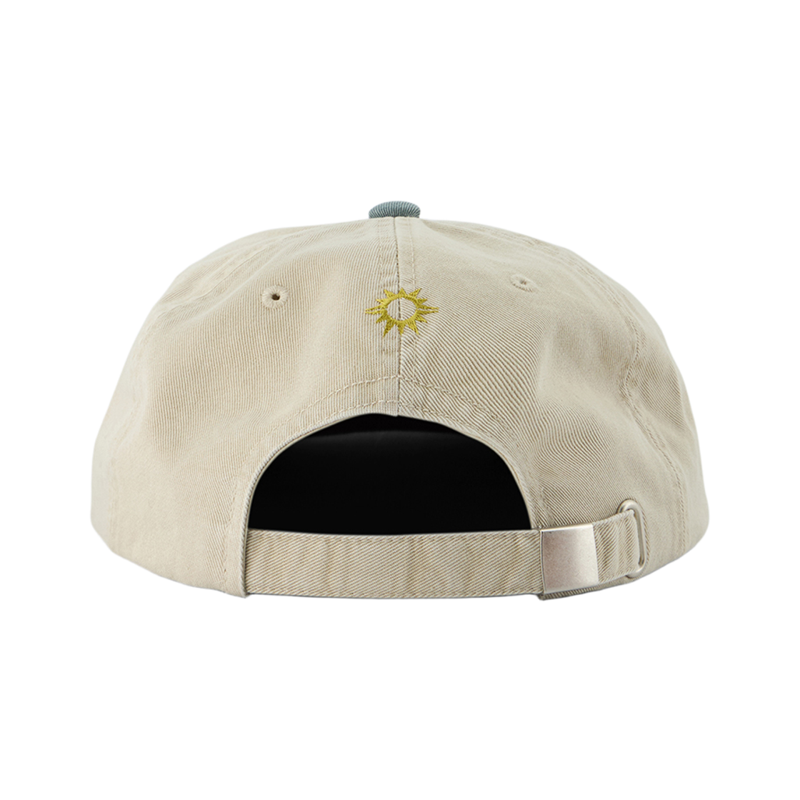 헬로선라이즈 워시드 투톤 아치 로고 6패널 캡 베이지&카키(Hello Sunrise Washed Two Tone Arch Logo 6panel Cap BEIGE & KHAKKI) - 3