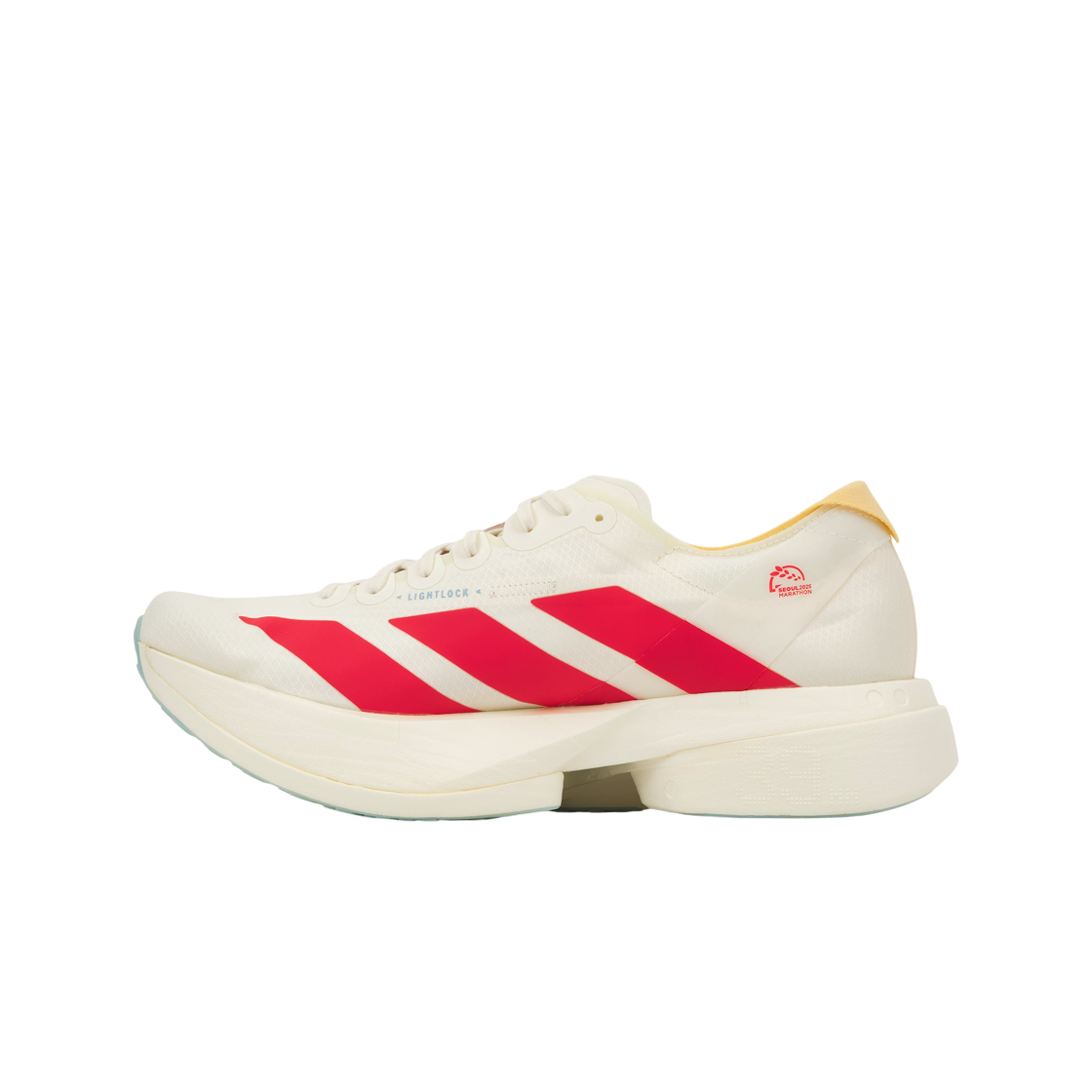 아디다스 아디제로 아디오스 프로 4 오프 화이트 세미 루시드 레드(Adidas Adizero Adios Pro 4 Off White Semi Lucid Red) - 3