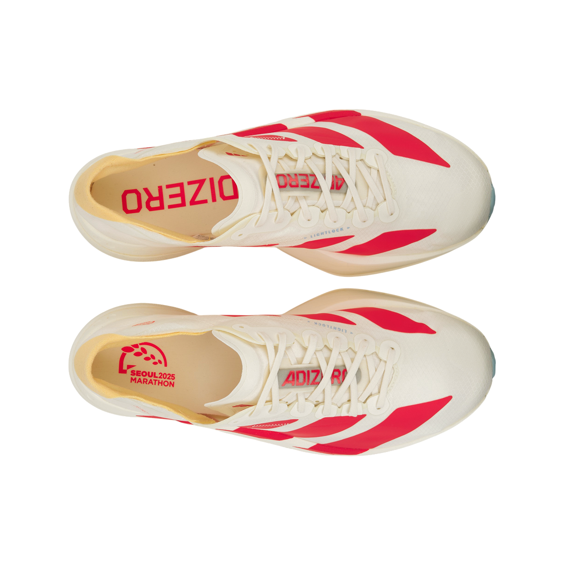아디다스 아디제로 아디오스 프로 4 오프 화이트 세미 루시드 레드(Adidas Adizero Adios Pro 4 Off White Semi Lucid Red) - 5