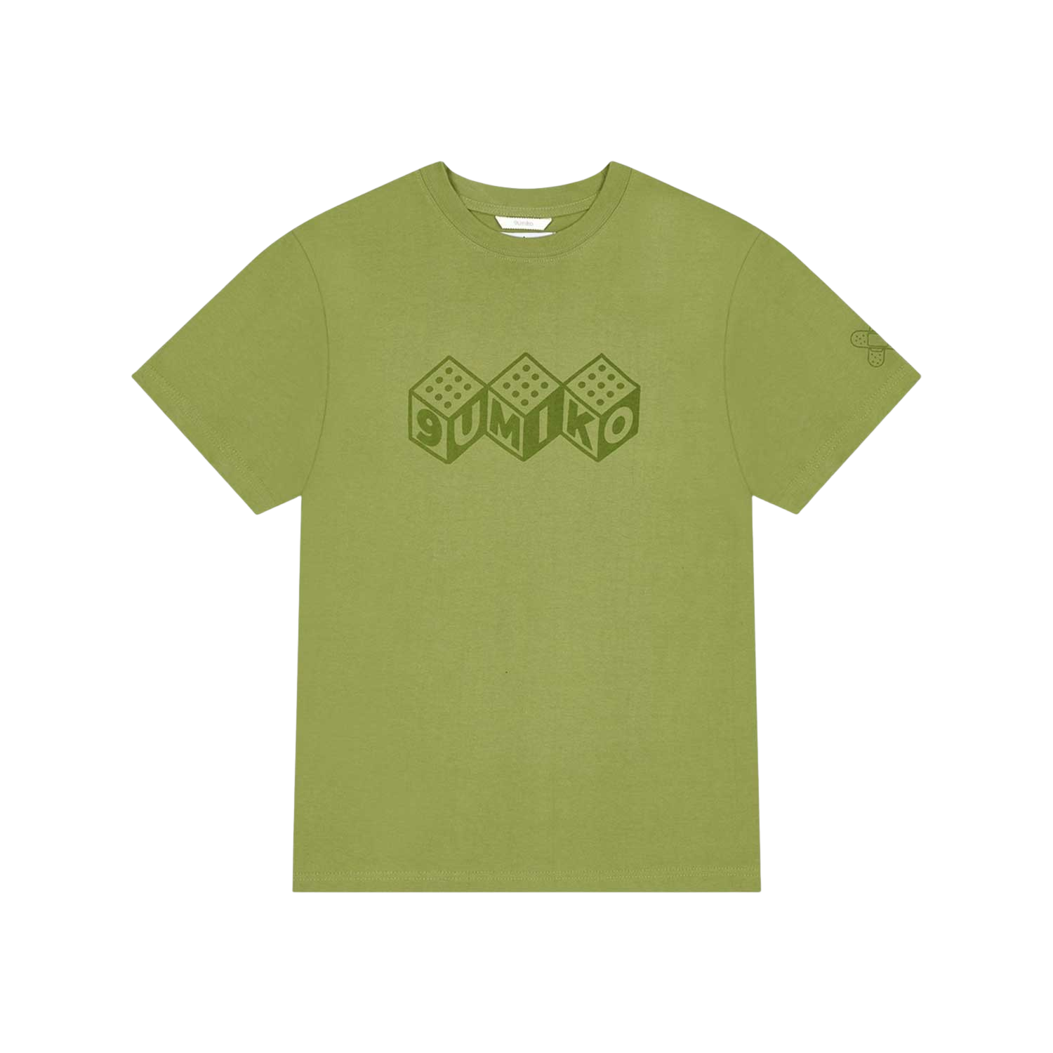 ECGSCUHS001GRN Safarispot X 9umiko Dice T-Shirt (Green)