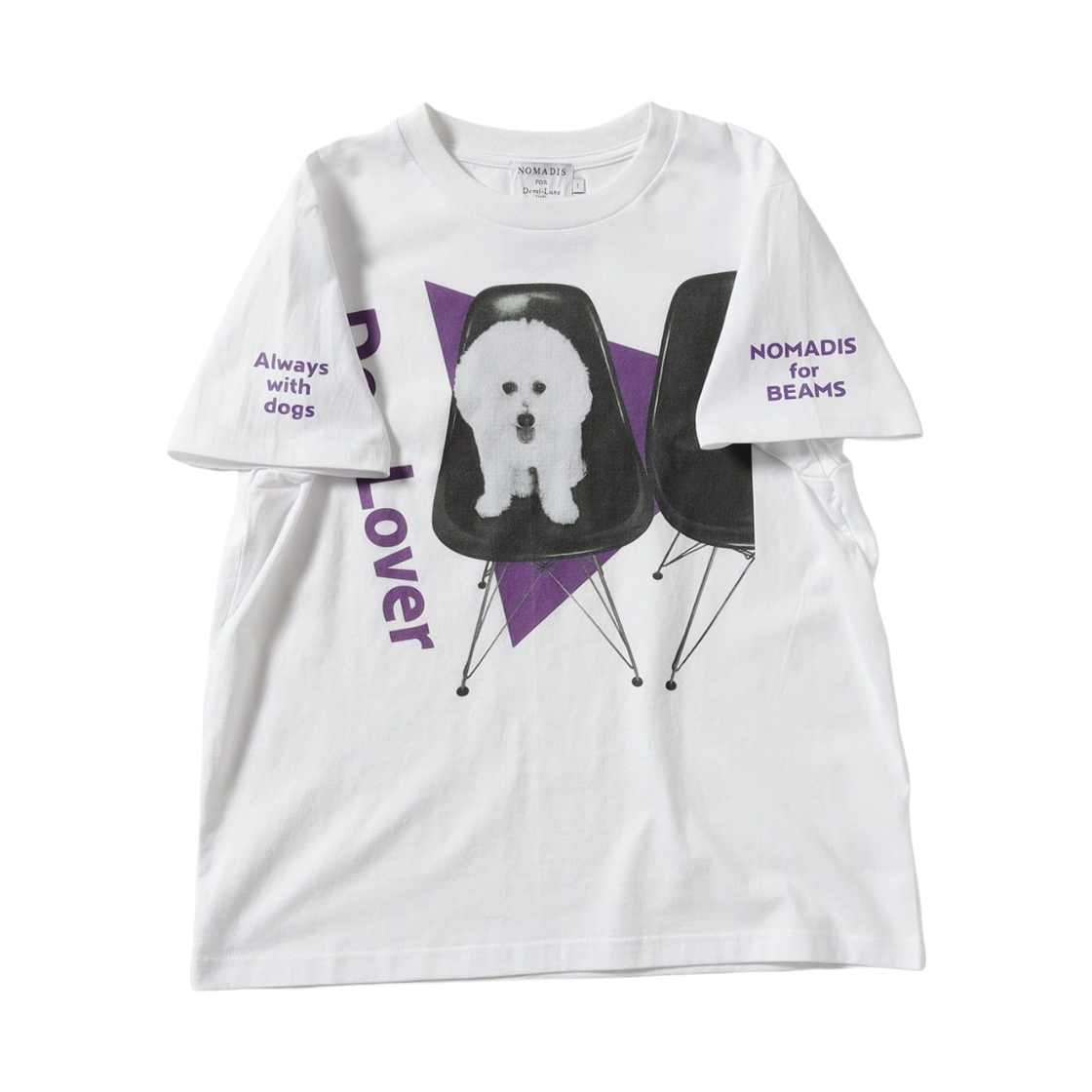 (W) 데미 럭스 빔즈 x 노마디스 포 도그 러버스 티셔츠 구((W) Demi-Luxe Beams x Nomadis For Dog Lovers T-Shirt Goo)