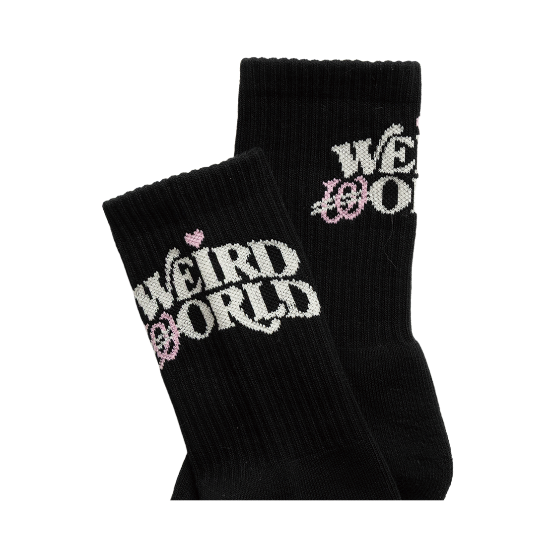 위얼드월드 아크로고 양말 블랙(Weird World Acro Logo Socks Black) - 2