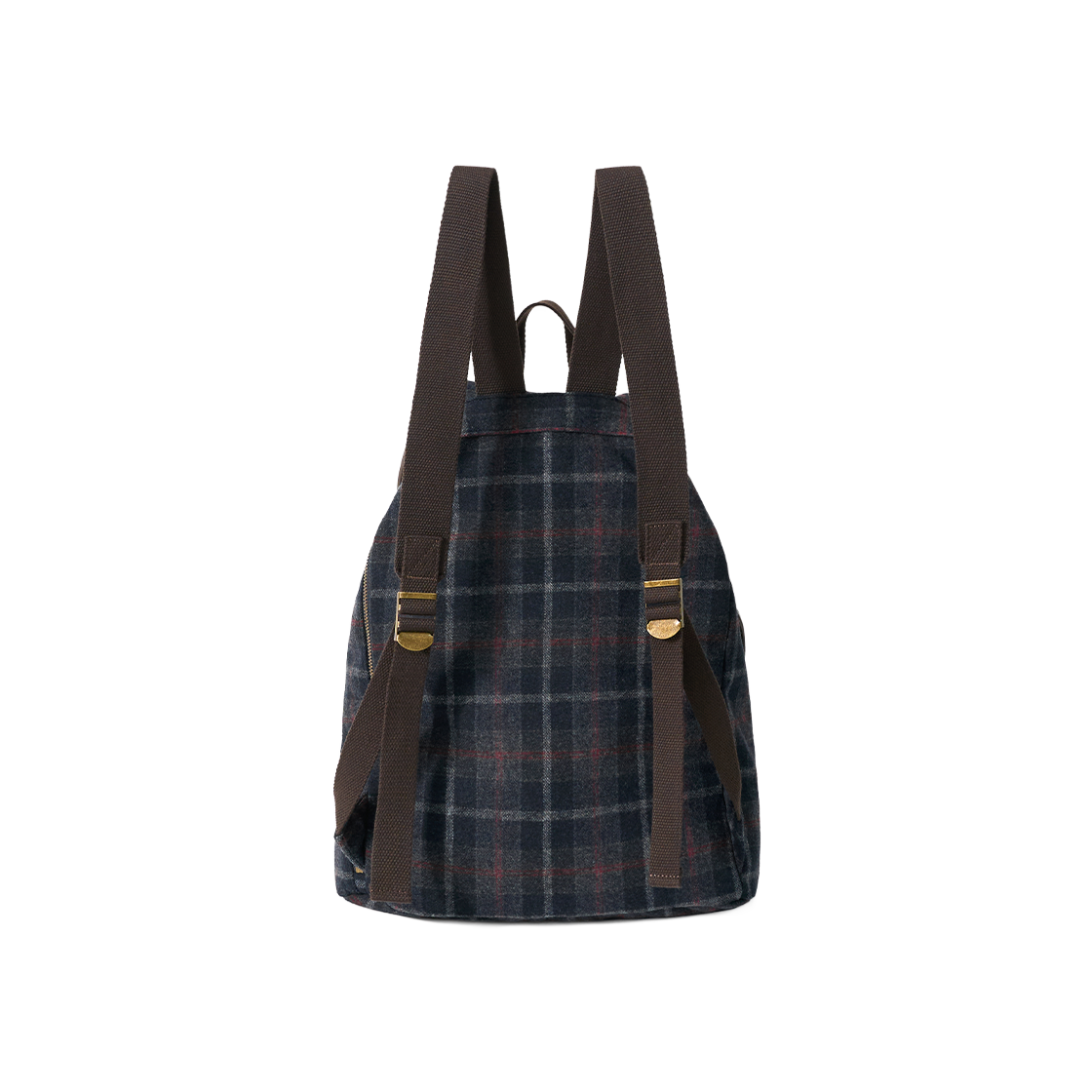 세터 체크 패턴 포켓 버킷 백팩 네이비(SATUR Check Pattern Pocket Bucket Backpack Navy) - 2
