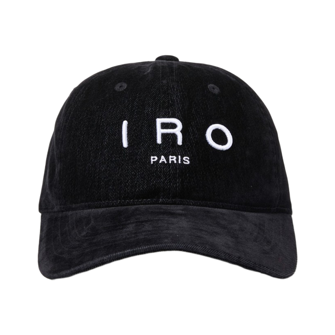 이로 블뢰 벨벳 데님 볼캡 블랙(Iro Bleu Velvet Denim Ball Cap Black) - 3