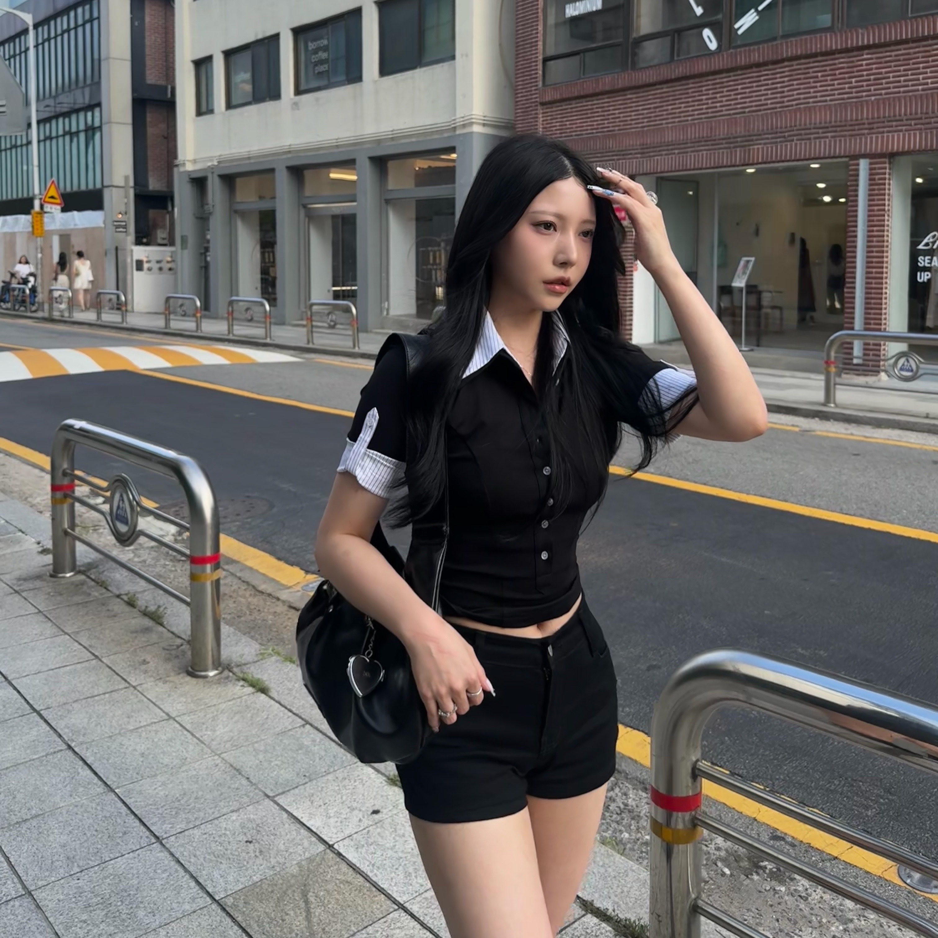 For Appeal Carry Light Hobo Bag  Black, Nff Bubblepop Ring Clear 착용 스타일 - 1