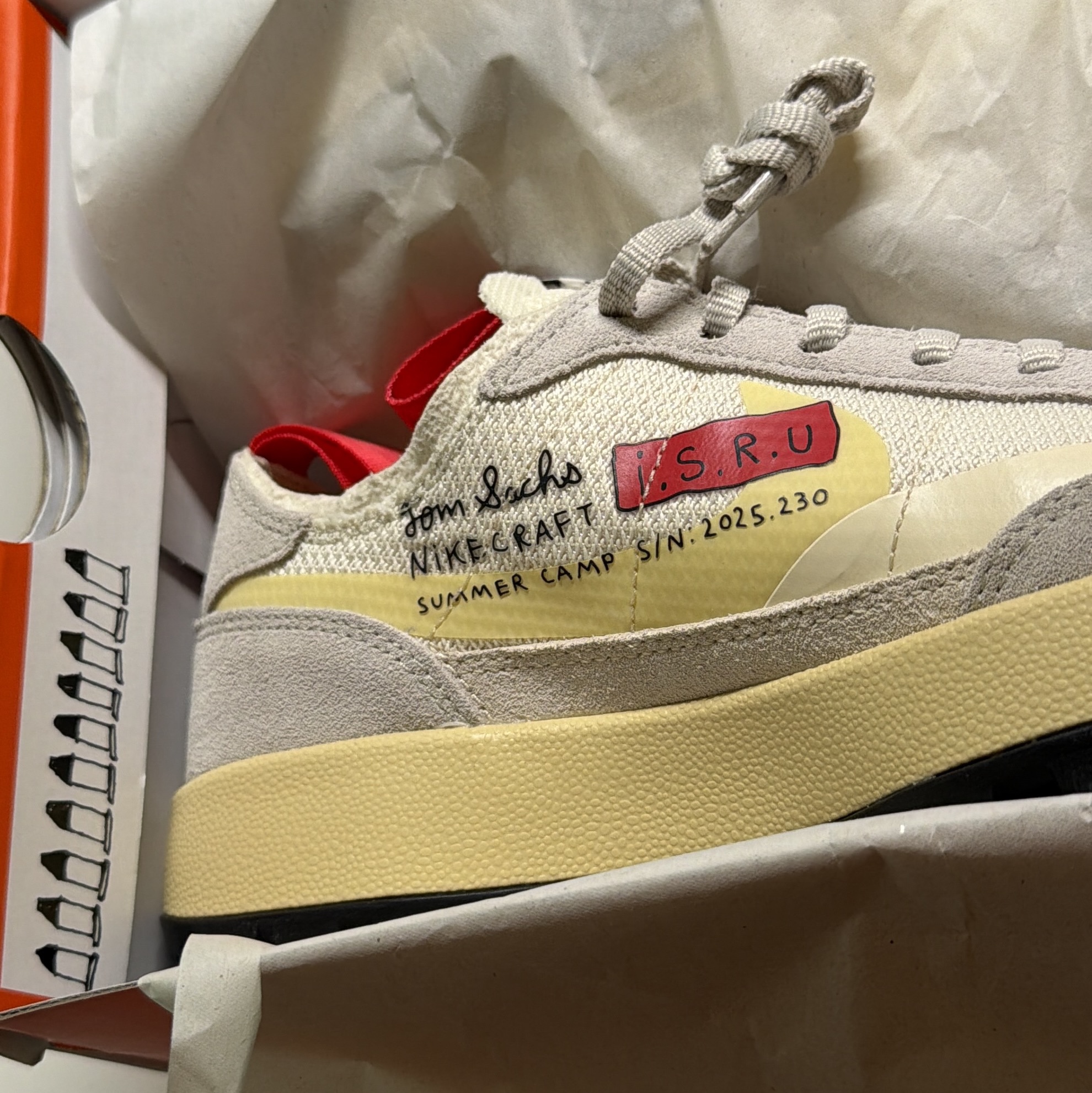Nike x Tom Sachs General Purpose Shoe Grey Yellow 착용 스타일 - 1